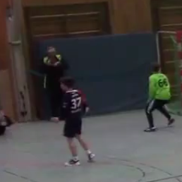 Sicherheitsbanden zum Schutz der SVA-Handballer