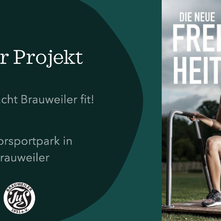 Jeder hat das Recht auf Bewegung! Outdoorsportpark in Brauweiler!