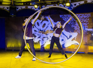 LED-Technik für Cyr-Wheel und neuer Verstärker für Musikanlage