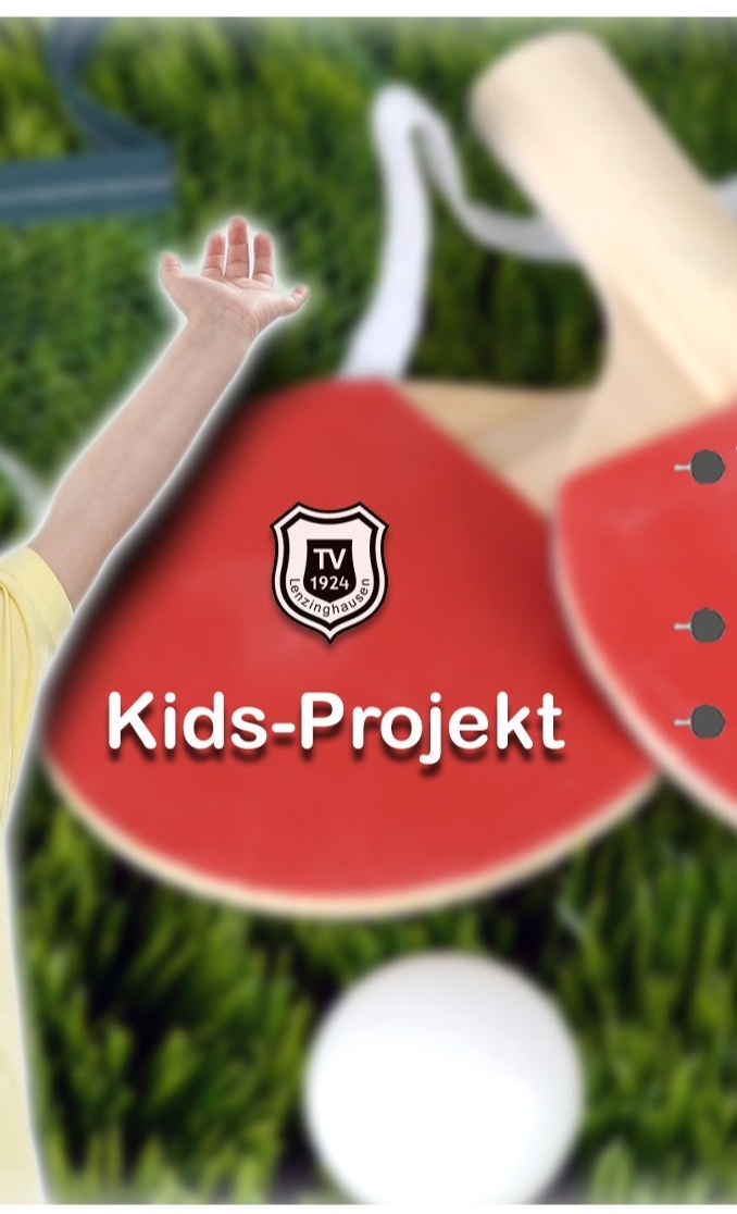 Höhenverstellbare Tischtennisplatte und Kinderschläger
