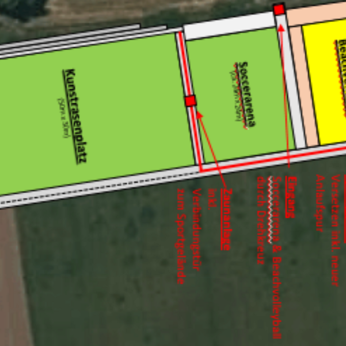 Kleinspielfeld inkl. Soccerarena  DJK Pluwig/ Gusterath 1925 e.V.