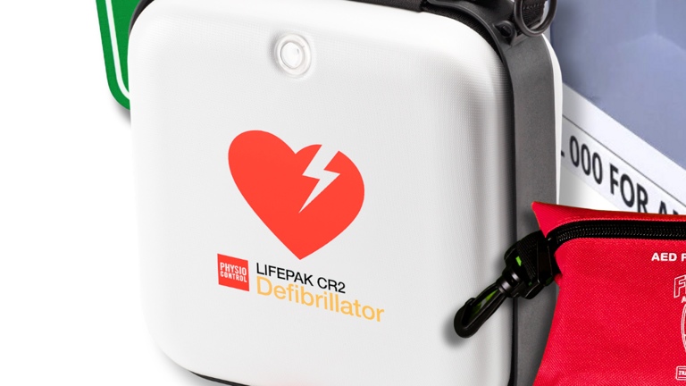 Defibrillator im Steinwaldstadion
