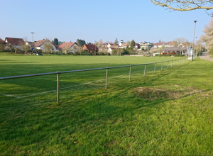 Sportplatzbegradigung beim TSV Dürrenbüchig