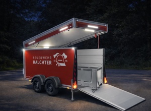 Anhänger für Jugendfeuerwehr und Einsatzabteilung Feuerwehr Halchter