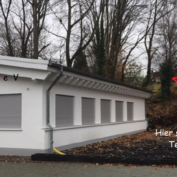 Neue Terrasse am Vereinsheim