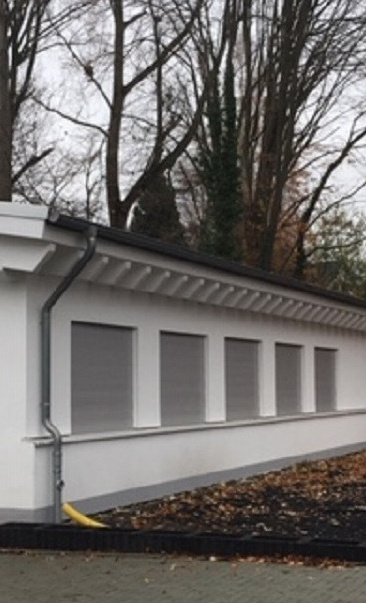 Neue Terrasse am Vereinsheim