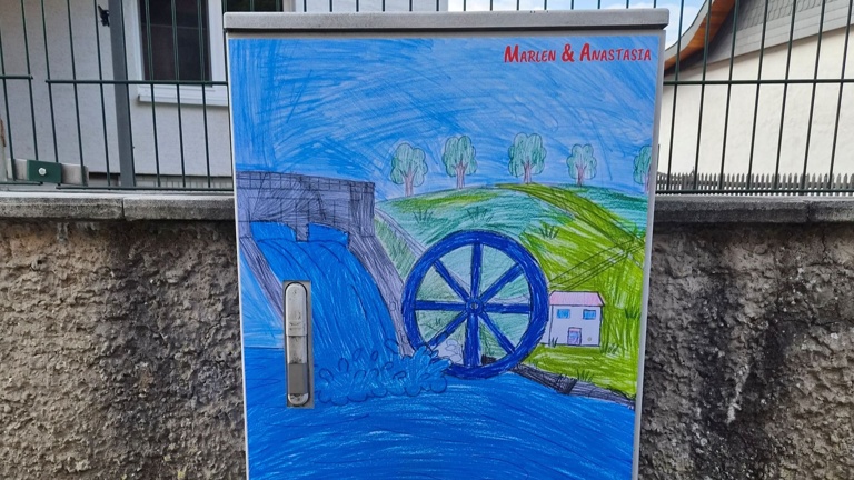 Gestaltung der Stromverteilerschränke Niedermarsberg