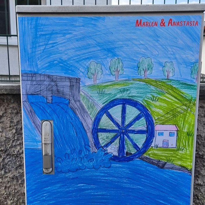 Gestaltung der Stromverteilerschränke Niedermarsberg