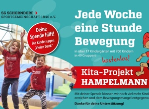 HAMPELMANN - Kostenlose Sportstunden für Kita-Kinder