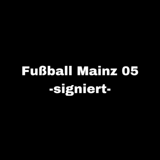 Fußball Mainz05 - signiert -