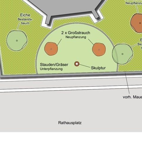 Wiederbegrünung Rathausplatz