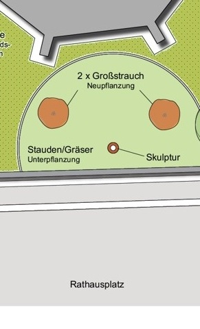 Wiederbegrünung Rathausplatz