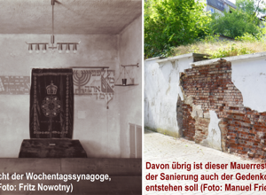 BRUCHSTELLE 1938 - Rettung eines Reliktes der ehem. Plauener Synagoge