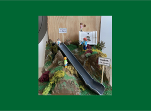 Gemeinsam rutschen wir ans Ziel! Ein neues Abenteuer am Pausenhofberg!