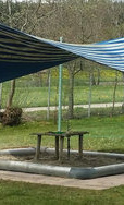 Erneuerung Matschanlage und Sonnensegel