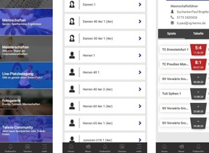Tennis-Verein APP