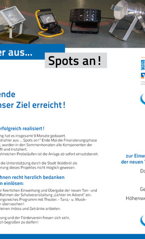 Baustrahler aus ... SPOTS an !!!! 