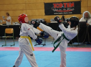 Trainingsequipment für Taekwon-Do/Kickbox Abteilung