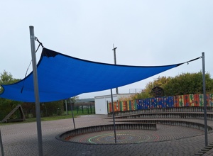 Sonnensegel für das Grüne Klassenzimmer