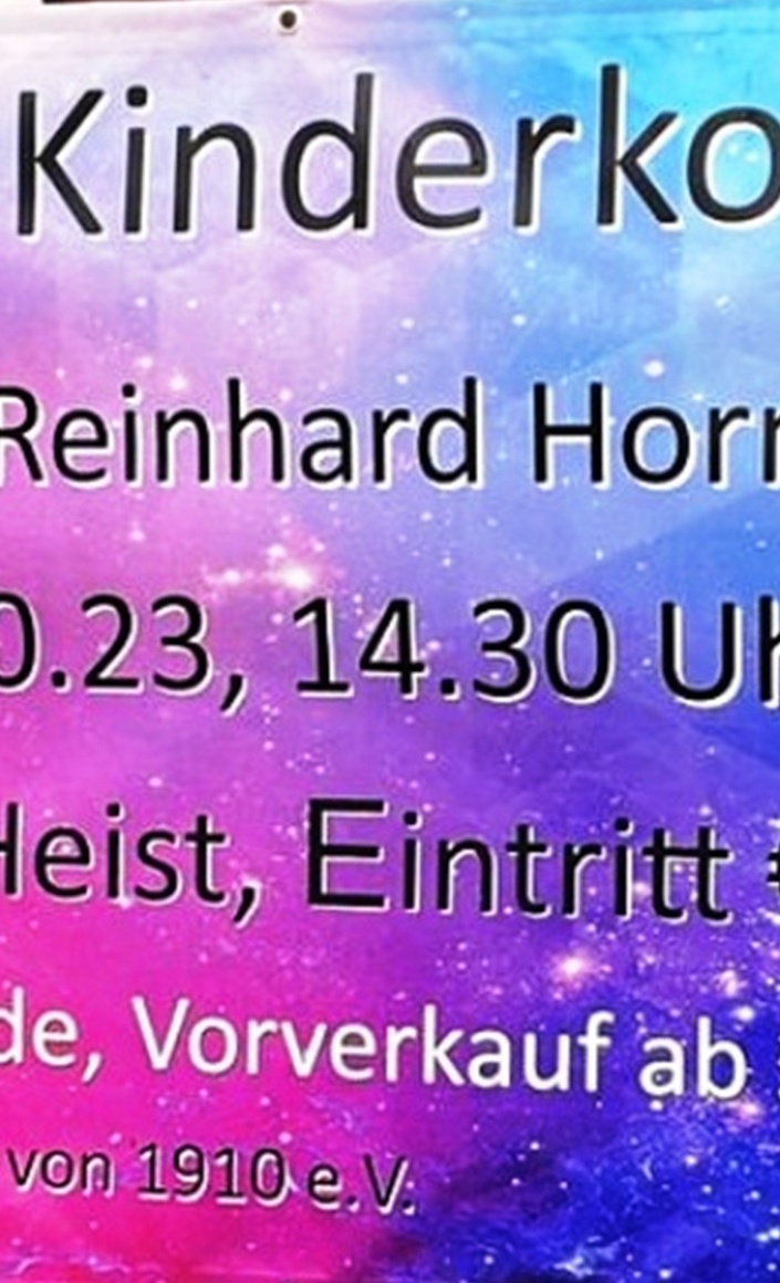 Kinderkonzert mit Reinhard Horn