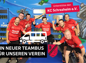 Der KC Schrezheim benötigt einen neuen Teambus