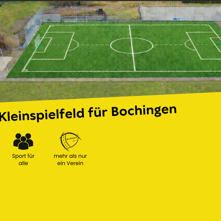 Kunstrasen-Kleinspielfeld für Bochingen