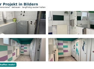 Saubere Schule. Starke Gemeinschaft. – Neue Toiletten für Haus 4