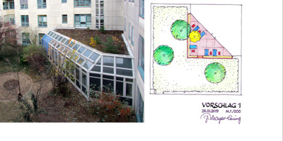 Vorhaben „Innenhof Krankenhaus Dinkelsbühl“