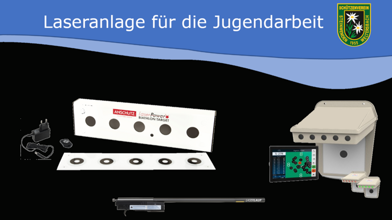 Ein Lasergewehr mit Zieleinheit für unsere neue Luftgewehrhalle