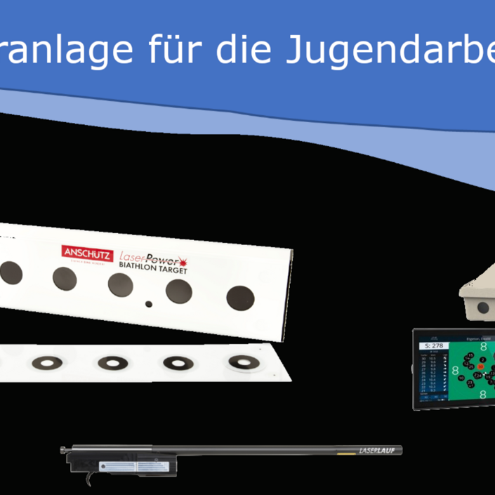 Ein Lasergewehr mit Zieleinheit für unsere neue Luftgewehrhalle