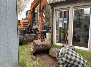 Erneuerung der Gehwege vor der Hl.-Geist-Kapelle Aldenhoven