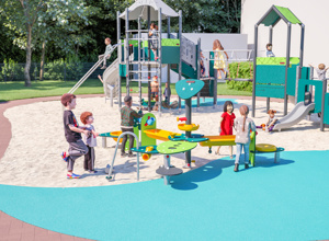 Barrierefreier Spielplatz Kita "Schatzkiste" Ibbenbüren