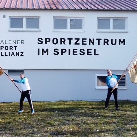 Neue Vereinsfahne der Aalener Sportallianz e.V.