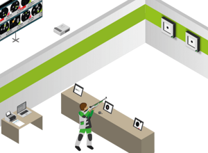 Digitalisierung der Schießanlage