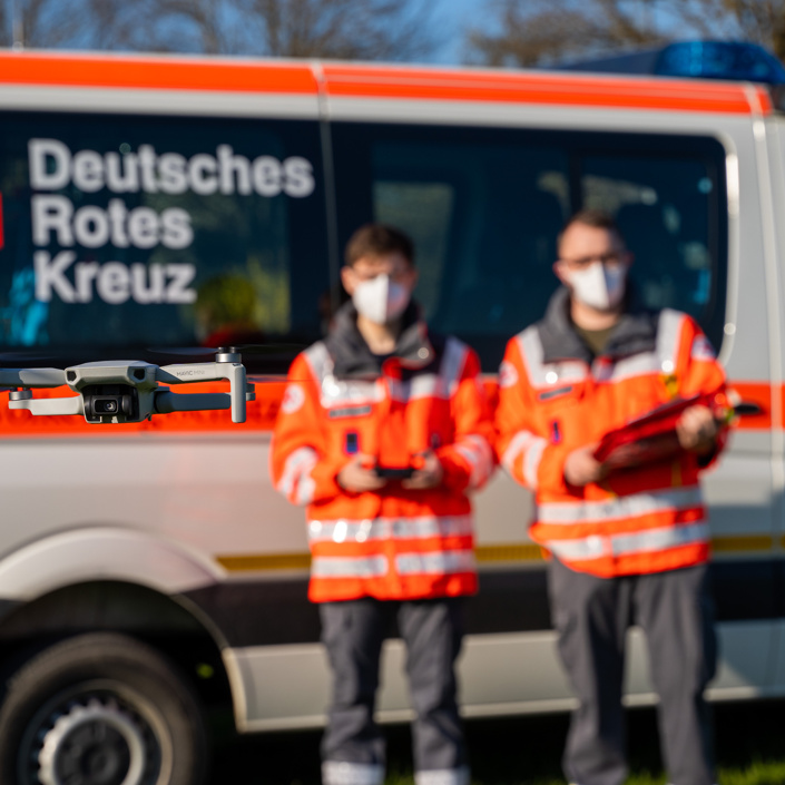 Drohne für Katastrophenschutz