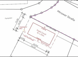 Erster Outdoor-Padel-Court in Wallenhorst