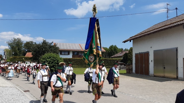 Neue Fahne Weihnachtschützen Ramsau