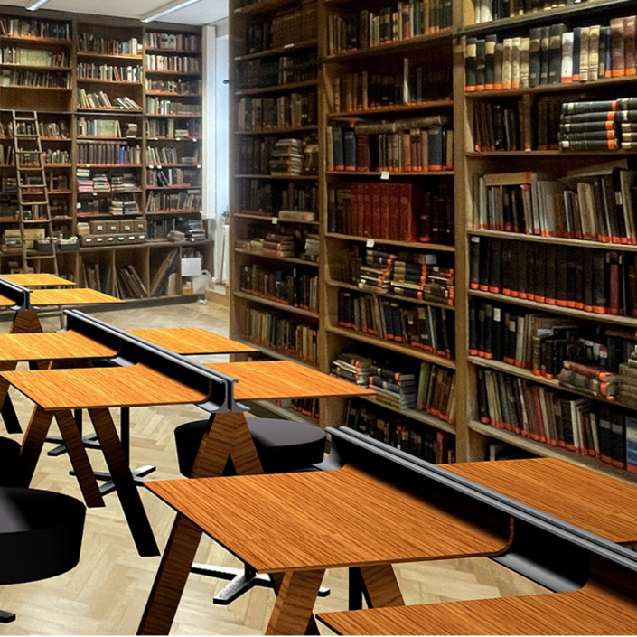 Neugestaltung historische Bibliothek am Georgius-Agricola-Gymnasium
