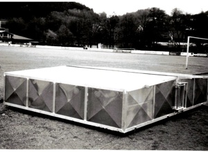 Hochsprungmatte 400x300x100 cm