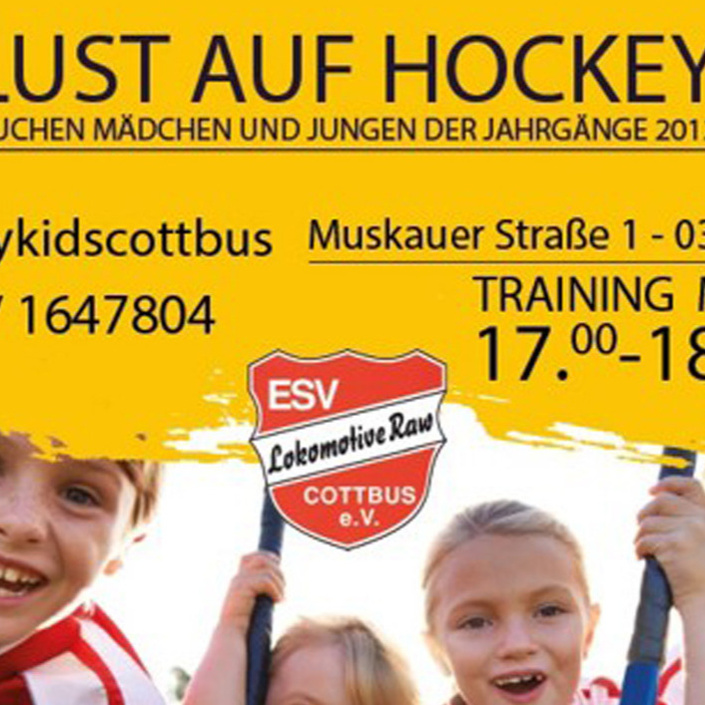 Hockey Kids Cottbus wollen in den Spielbetrieb