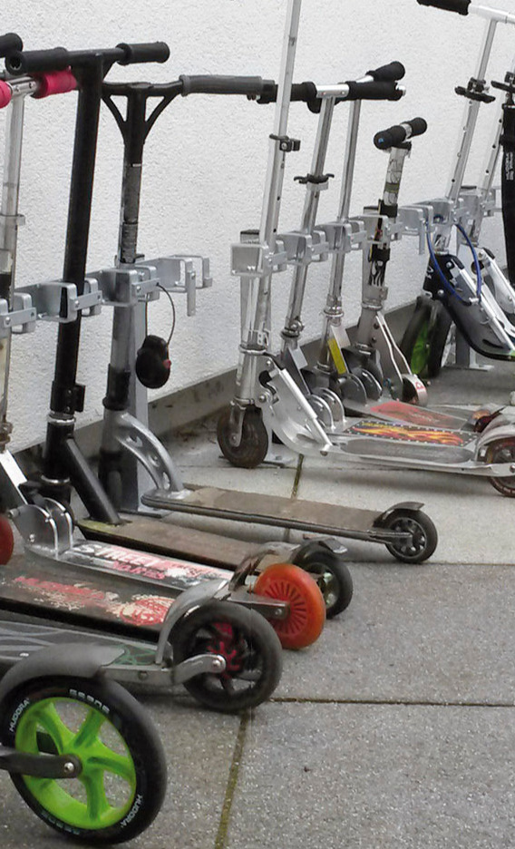 Rollerparkplatz für Odenthaler Grundschüler