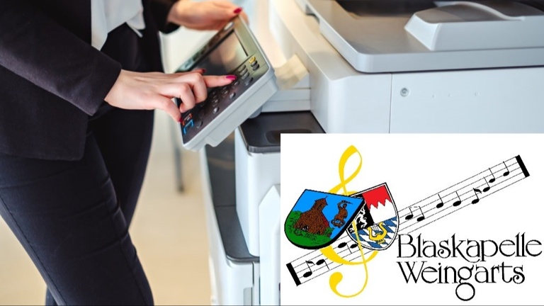 Kopieren für den Klang: Hilf dem Musikverein Weingarts e.V.