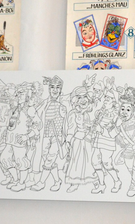 Wandfries für die Zunftstube Neunerbeck