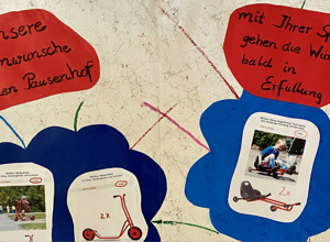Fahrzeug-Spaß im Pausenhof der Grundschule Königsbrunn-Süd
