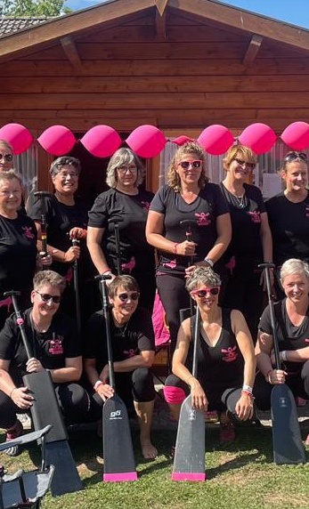 Paddeln gegen Brustkrebs - Ein Drachenboot für die Pink Dragon Wolves