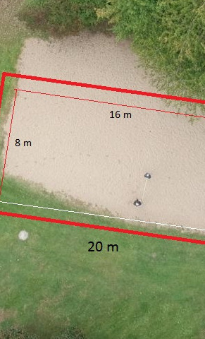 Sanierung Beachvolleyballfeld Freibad Haslach i.K.