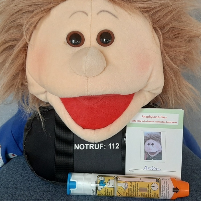 Anaphylaxie-Notfalltraining für betroffene Kinder von 5 bis 7 Jahren