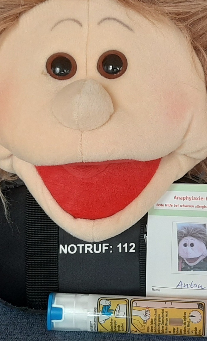 Anaphylaxie-Notfalltraining für betroffene Kinder von 5 bis 7 Jahren