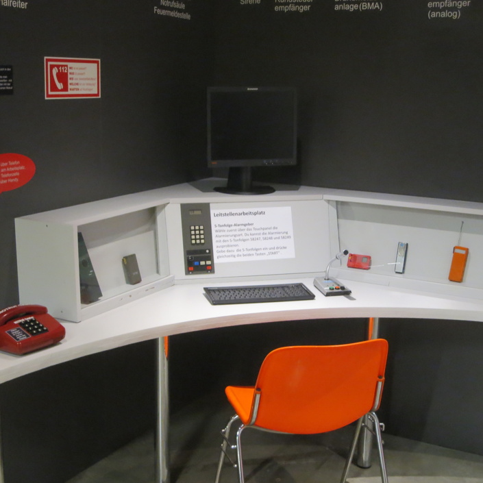 Leitstelle im Feuerwehrmuseum