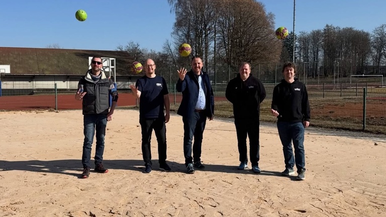 Ausrüstung Beachhandballplatz